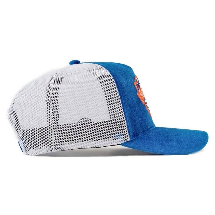 TCAP Customize High Class Velvet Embroidery Patches 5panel Trucker Hat