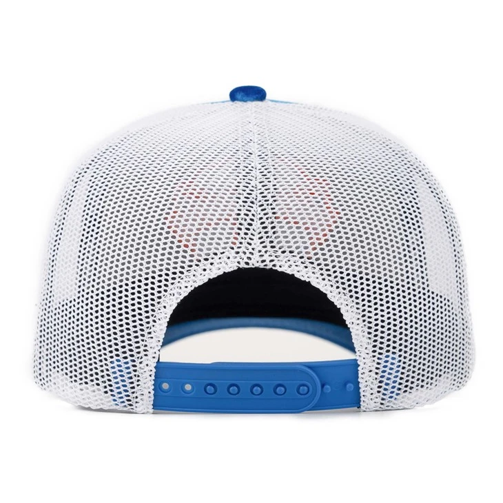 TCAP Customize High Class Velvet Embroidery Patches 5panel Trucker Hat